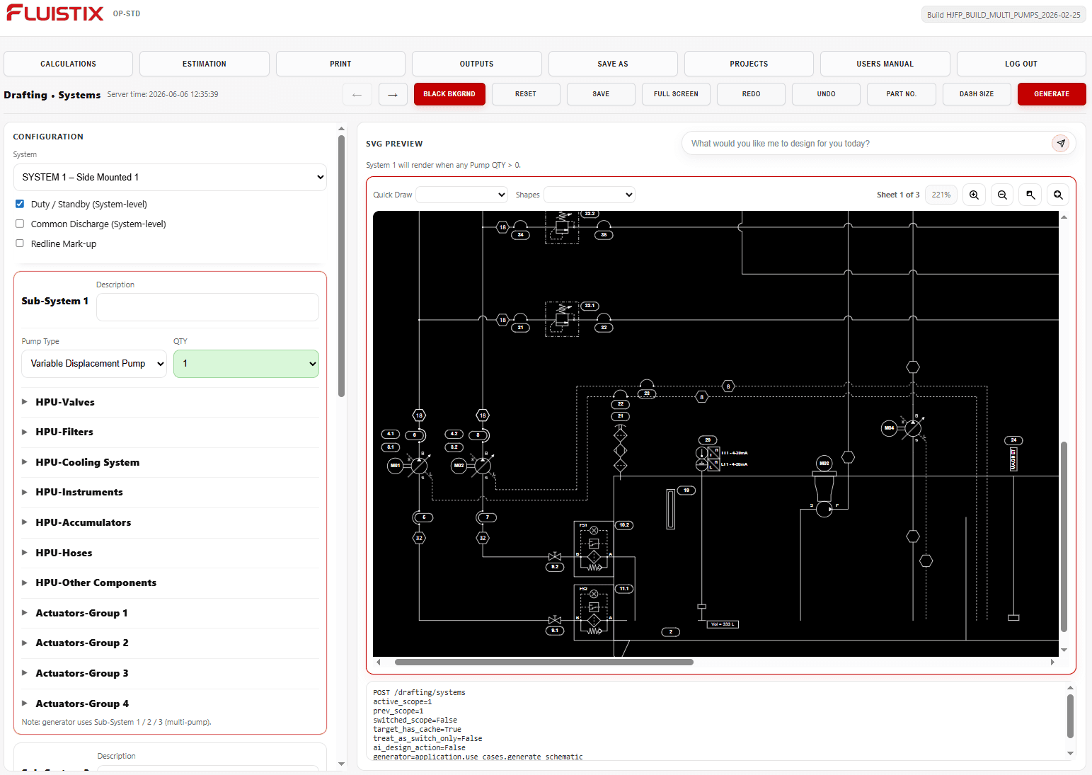 Drafting Workspace screenshot